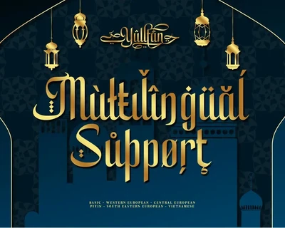 Yulltan Ramadan Typeface font