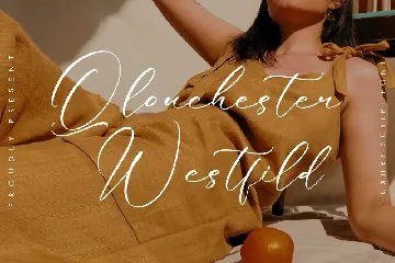 Qlouchester Westfild Luxury Script font