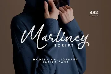 Marliney Script font