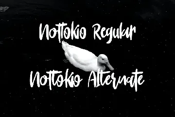 Nottokio Quoteable Logo Font