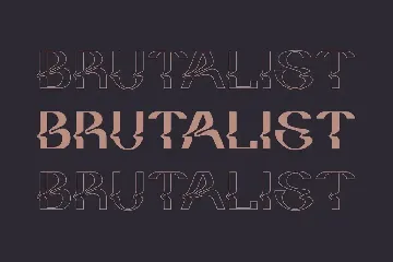 Brutalism Font