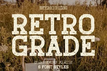 Retro Grade font