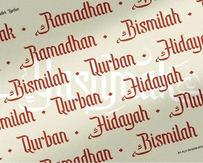 Mastolleh Ramadan Typeface font