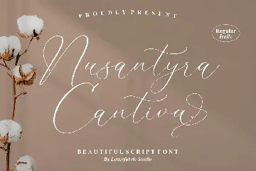 Nusantyra Cantiva Script Font