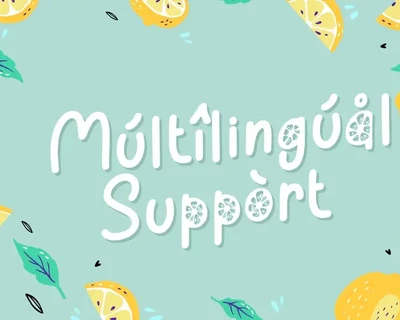 Lemon Press font