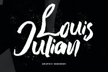 Oliver Stumble Handmade Brush Font