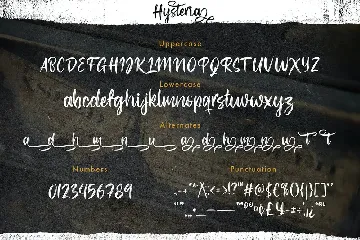 Hysteria - Stylish Script Font