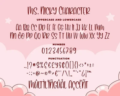 Ms. Nicky - A Playful Font