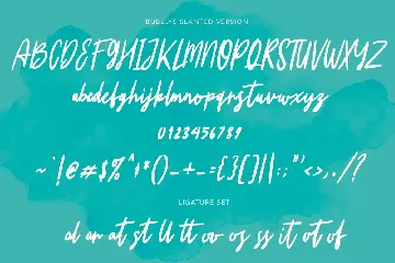 Bubllys Handwritten Font