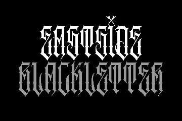 Eastside | Blackletter font