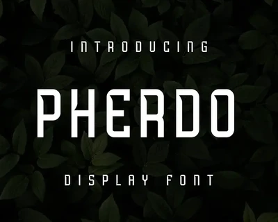 Pherdo font