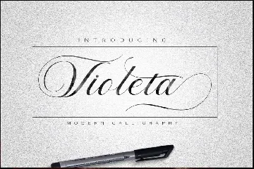 Violeta font