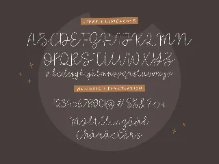 Black Almond Script Font