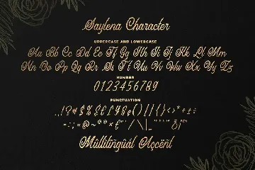 Saylena - Luxury Script Font