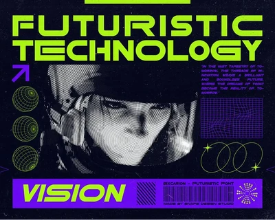 Excarion - Futuristic Font