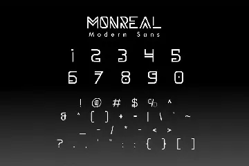 Monreal | Modern Font