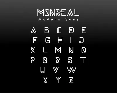 Monreal | Modern Font