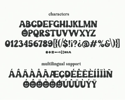 Spooky Sweets Funky Halloween Font