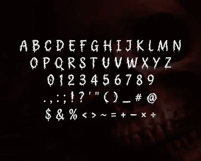 Gendaruwo - Horror Display Font
