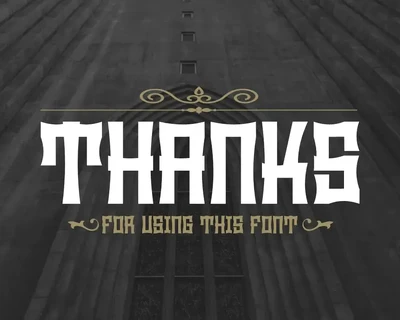 Tanah Keramat - Gothic Font