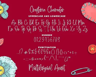 Crafteria Script Font