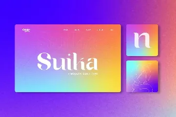 Suika a Modern / Vintage Font
