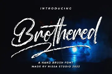 Brothered - Brush Font