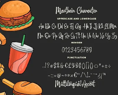 Marthein - Delicious Font