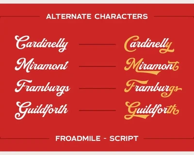 Froadmile font