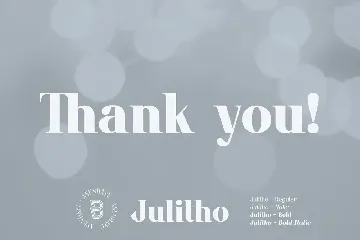 Julitho font