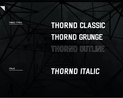 THORND - Sans Serif Font Family