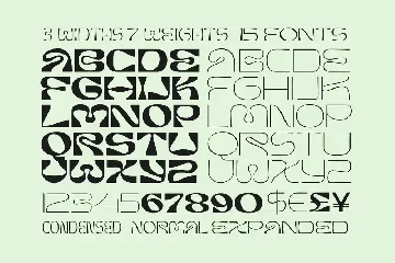 Burra - Psychedelic display font