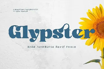 Glypster font