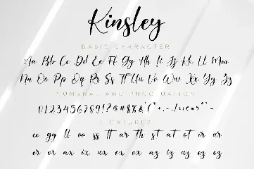 Kinsley Script font