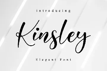 Kinsley Script font