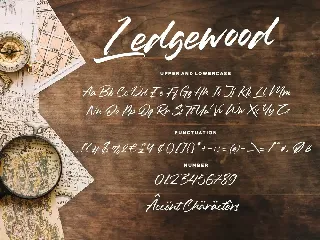 Ledgewood Lettering Font