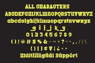 Rigrofe - Slab Serif Font