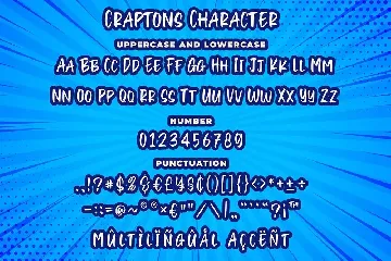 Craptons - Cute Retro Font