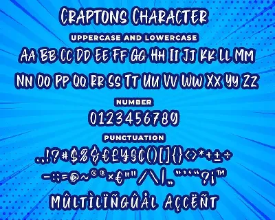 Craptons - Cute Retro Font