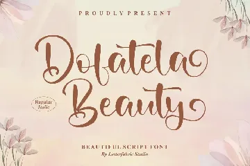 Dofatela Beauty Beautiful Script Font