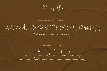 Maretha font