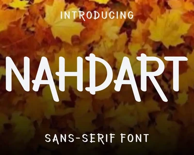 Nahdart font