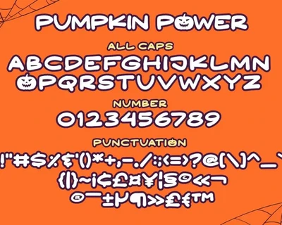 Pumpkin Power font