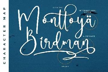 Monttoya Birdman Handwritten Font