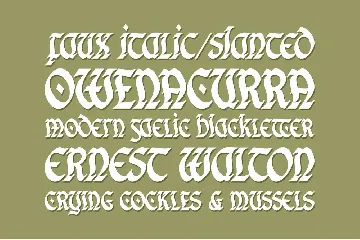 Eachtra font