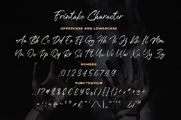 Frintake - Brush Calligraphy Font