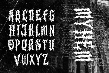 MORGANO Modern Blackletter Metal Horror Font