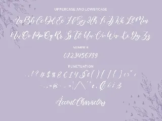 Lilybud Calligraphy Font