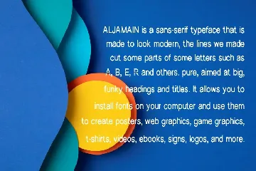 Aljamain Modern Sans font