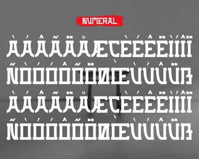 Miradesu - Japanese Style Font